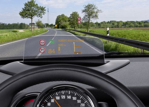 Combiner head-up display from Bosch